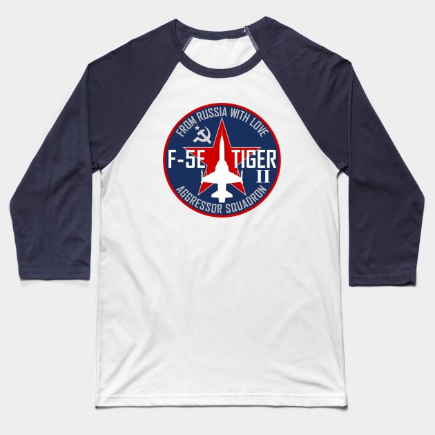 F-5E Tiger 2 Aggressor Baseball T-Shirt by TCP